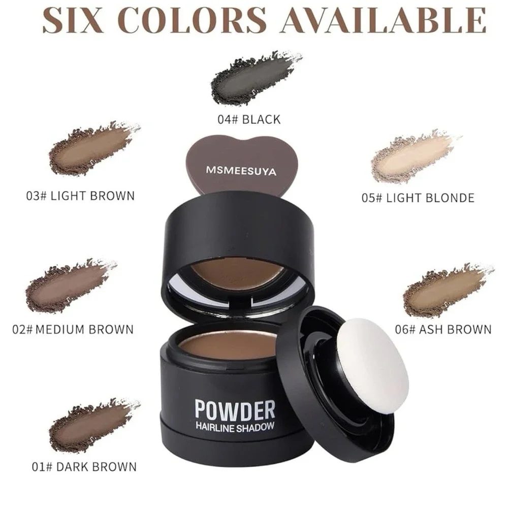 MSMEESUYA Hairline Shadow Powder 05 Light Blonde Root Touch Up Waterproof 4g‎